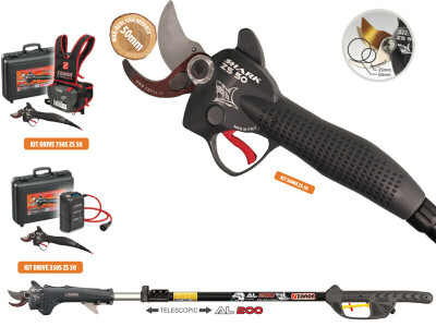 Baterijske škare za rezidbu voćnjaka, vinograda, parkova i nasada model KIT SHARK ZS-50