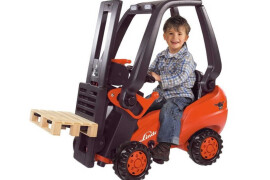 Big viličar na pedale Linde