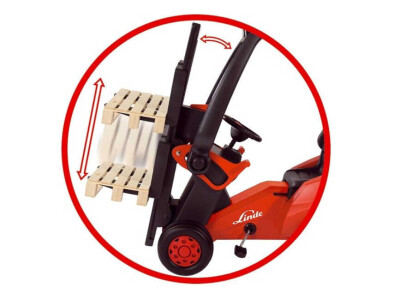 Big viličar na pedale Linde