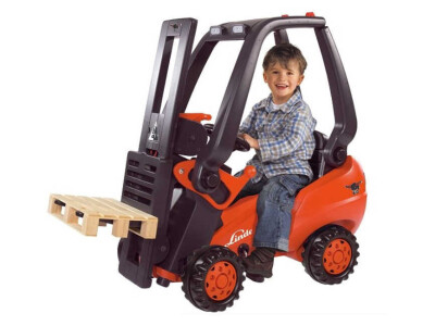 Big viličar na pedale Linde