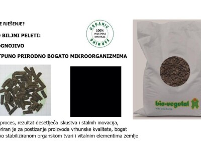 BioVegetal  NPK+S+C s korisnim bakterijama i gljivicama biljno gnojivo 1 tona