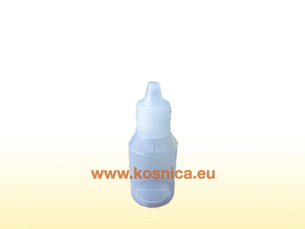 Plastična bočica za propolis (boca+čep+kapalica) 20 ml (pakiranje 50 komada)