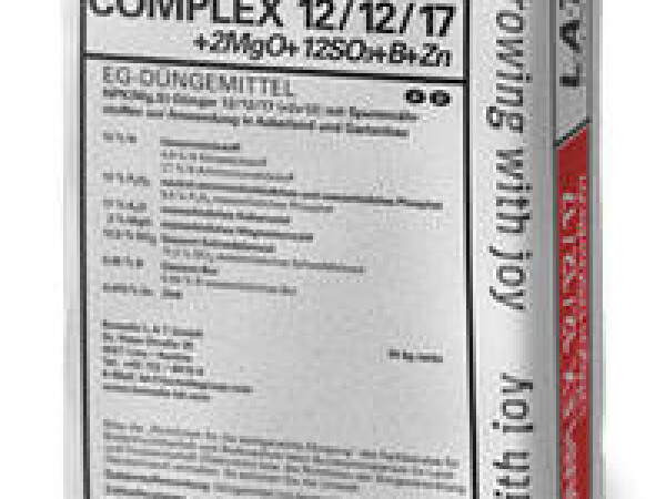 Đubrivo COMPLEX 12/12/17 +2MgO+12SO3+B+Zn