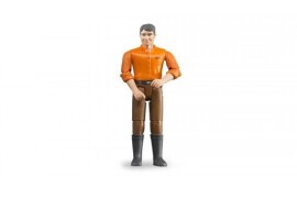 Bruder figurica muškarac bijela koža - smeđe hlače