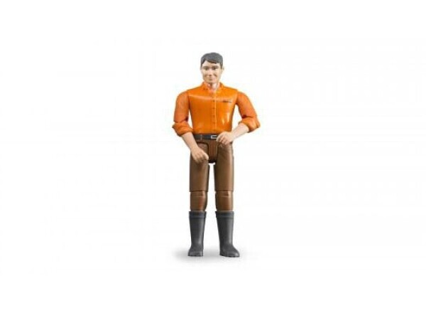 Bruder figurica muškarac bijela koža - smeđe hlače