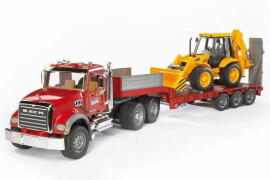 Bruder kamion Mack Granite + JCB 4CX