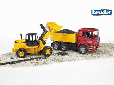 Bruder kamion Man + bager FR130