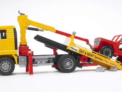 Bruder kamion Man sa kranom (pauk) + auto