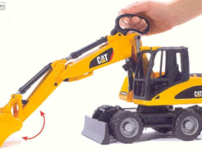 Bruder bager CAT excavator sa kotačima