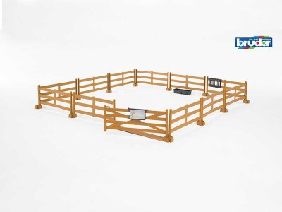 Bruder set ograda smeđa