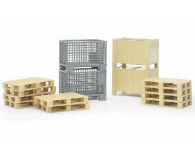 Bruder set palete i kutije za transport