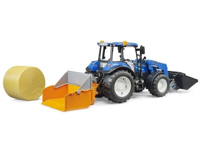 Bruder traktor New Holland T5.120 s utovarivačem i priključkom