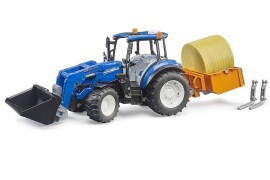 Bruder traktor New Holland T5.120 s utovarivačem i priključkom