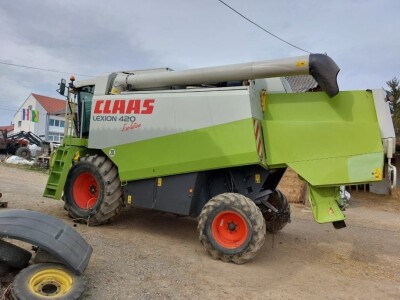 Claas LEXION 420 + heder v540 + kukuruzni sklopivi adapter 6 redi (70)