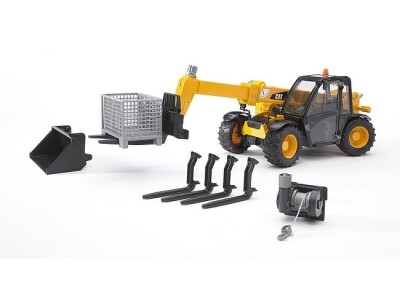 Bruder set priključci vitlo, viljuškar, kavez za teret