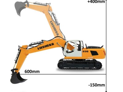Jamara Bager Liebherr R936 Set za demoliranje s hvataljkom i čekićem na daljinsko upravljanje 2,4GHz