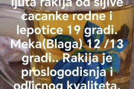 Domaća ljuta i meka rakija
