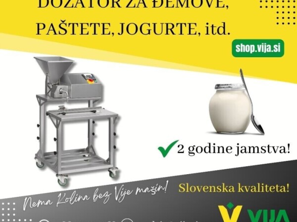 Dozator za đemove, paštete, jogurte
