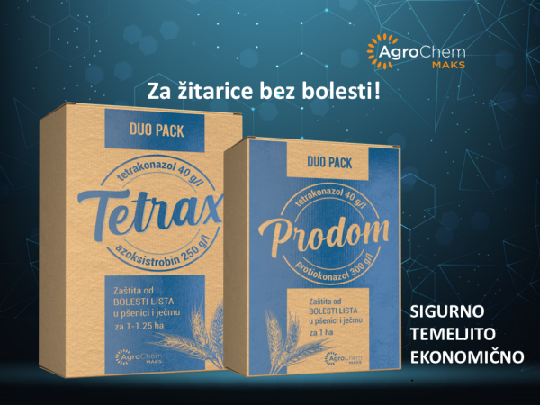 FUNGICID PACK: TETRAX I PRODOM - rješenja za sve bolesti žitarica