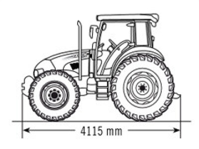 TRAKTOR CASE IH - FARMALL 110 JX FL