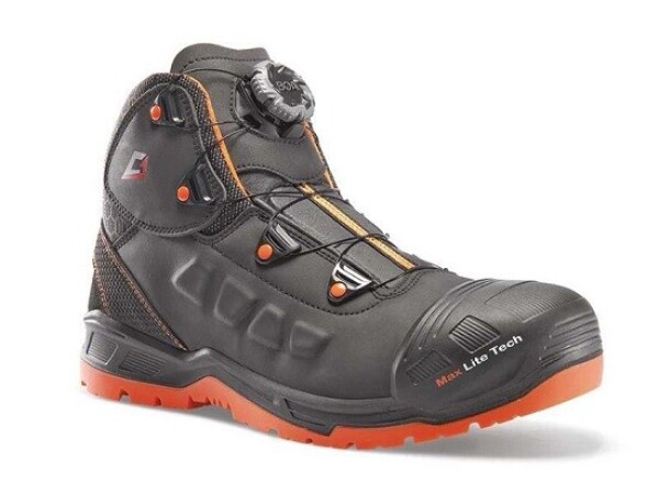 Cipela zaštitna GHOST S3 visoka crna/narančasta br.43