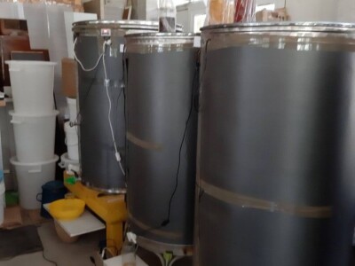 Grijanje posude/rezervoara -za mošt, vino, kvasce, maslinovo ulje