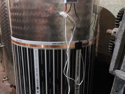 Grijanje posude/rezervoara -za mošt, vino, kvasce, maslinovo ulje