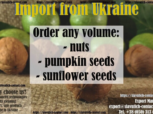 I will sell a nut, pumpkin seeds, sunflower seeds