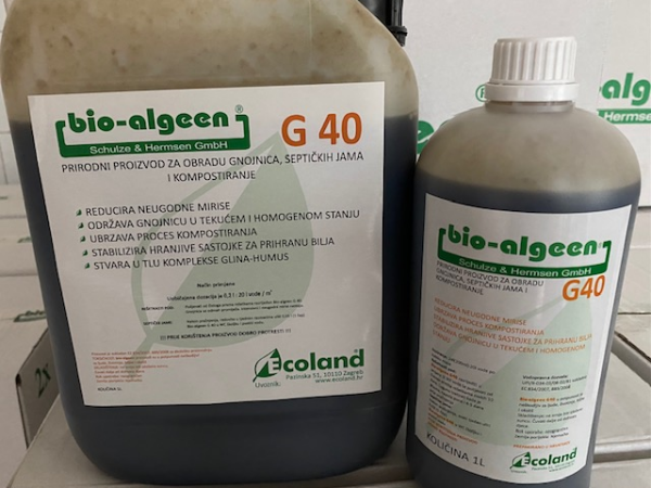 Bio-algeen G-40 - prirodni proizvod za obradu gnojnica, septičkih jama i kompostiranje
