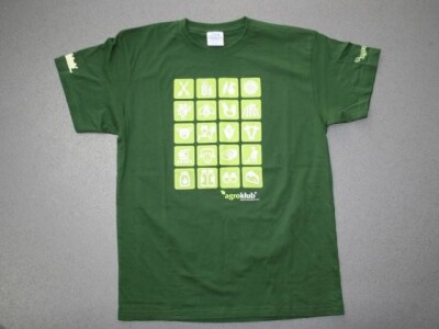 Tamnozelena Agroklub majica - &quot;kvadratići&quot;