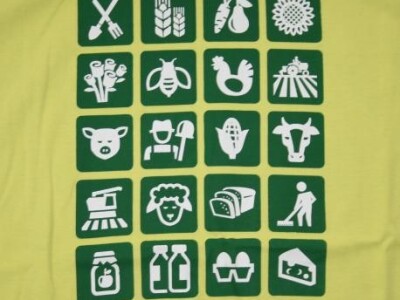 Pistacio Agroklub majica - "kvadratići"