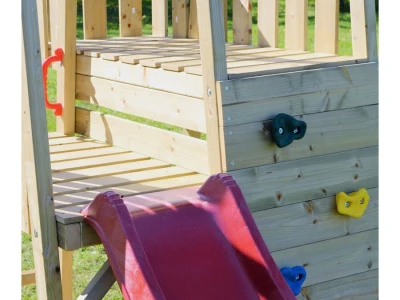J6 Dječji toranj s toboganom, pješčanikom i dvostrukom ljuljačkom