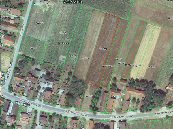 Poljoprivredno/građevinsko zemljište u Kalinovcu