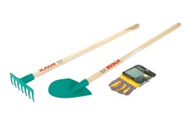 Klein set za vrt: rukavice, grablje i lopatica