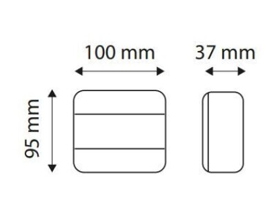 Komplet LED stražnjih lampa na magnet