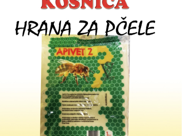 Košnica Nozemoza Apivet Z hrana (pogača) za pčele s prirodnog Clinoptiloita i prirodnih mikroelemenata protiv Nozemoze