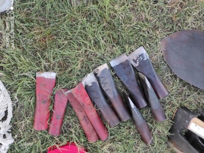 Kovane sekire od gibnja , rucno kovani alat