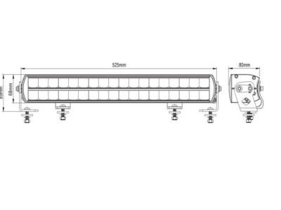 LED panel BLACK OFFROAD TT.11605