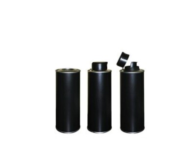 Limenka za maslinovo ulje - crna okrugla sa čepom, anonimna