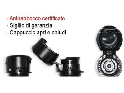 Limenka za maslinovo ulje - crna okrugla sa čepom, anonimna