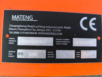 Malčer Mateng Menasor 240