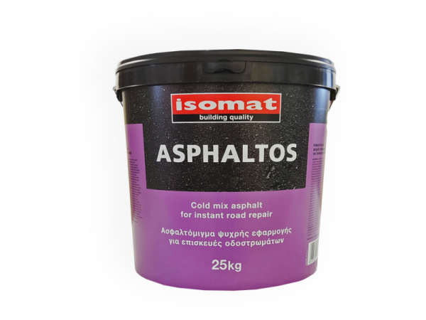 ISOMAT MASA ZA POPRAVAK ASFALTNIH I BETONSKIH POVRŠINA ASFALTOS  25 kg
