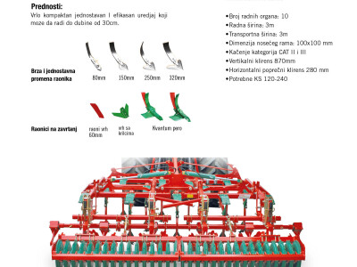 Mašina meseca: Kverneland CLC kultivatori za obradu zemljišta od 5 do 30 cm