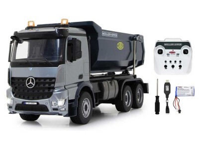 Jamara kamion Kiper Mercedes Benz Arocs Metal Meiller na daljinsko upravljanje 2,4GHz
