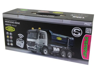 Jamara kamion Kiper Mercedes Benz Arocs Metal Meiller na daljinsko upravljanje 2,4GHz