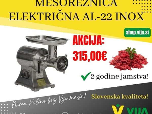 Mesoreznica električna AL-22 inox