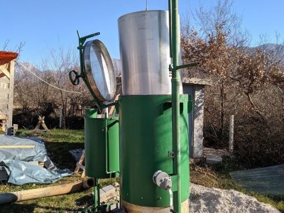 Mobilni Destilator 350 l za eterična ulja