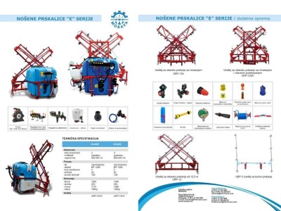 MORAVA Nošene i vučene prskalice