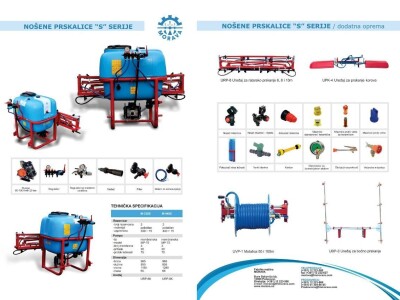 MORAVA Nošene i vučene prskalice