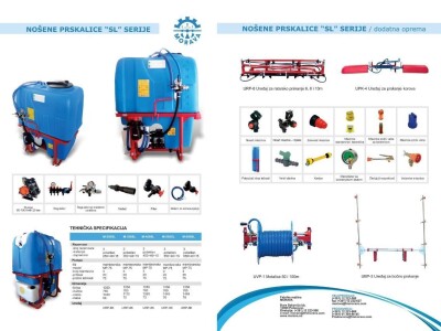 MORAVA Nošene i vučene prskalice
